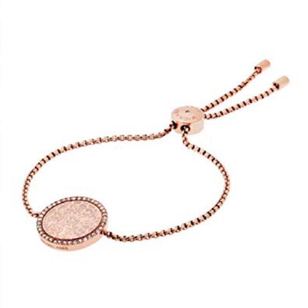 NWT MICHAEL KORS ROSE GOLD MONOGRAM BRACELET!!